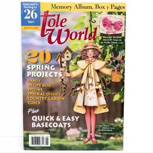 Tole World Magazine – 20 Spring Projects (Apr 2003) Pattern Insert